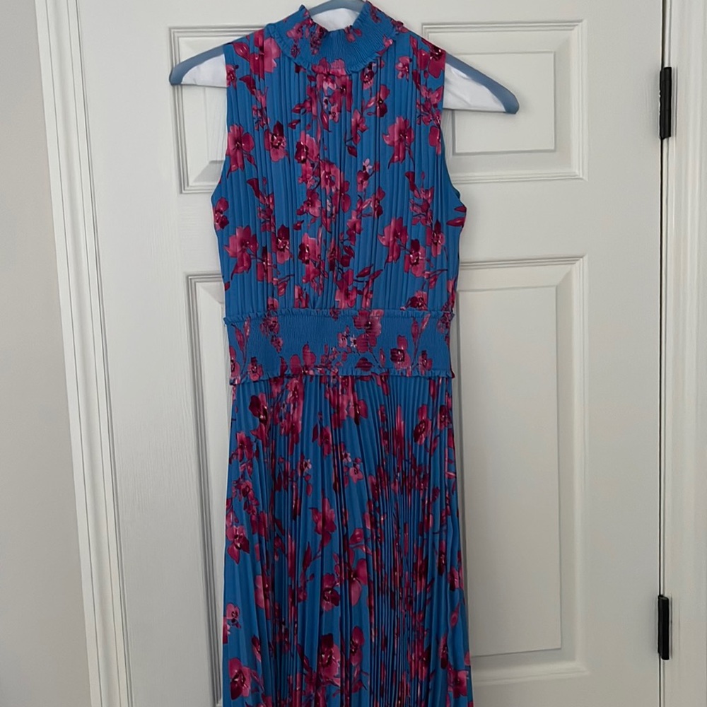 Blue Floral Dress